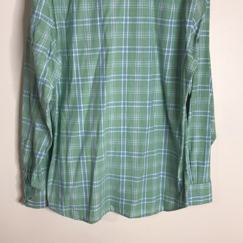 Southern tide mens plaid linen cotton long sleeve button down trim for shirt L - Picture 10 of 10